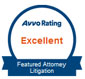Avvo Rating Excellent - Featured Attorney Litigation